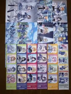 ローソン 初音ミクプロジェクトセカイ クリアファイル＆クリアシート　コンプリート