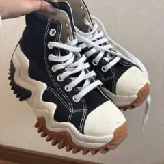 韓国限定　CONVERSE ランスターモーション ブラック ハイカット