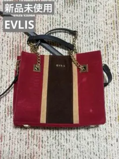 EVRIS 2wayショルダーバッグ ハンド/チェーン/スエード調【新品未使用】のサムネイル