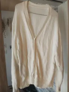 カーディガン白Lサイズ