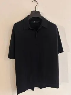 ユニクロ プラスJ シルクコットンニットポロシャツ L / ジルサンダー ＋J
