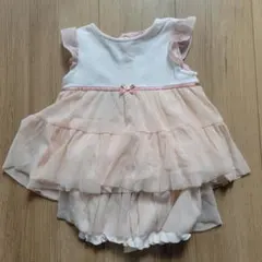 bebe ベビー ワンピース チュール ピンク 70～90サイズのサムネイル