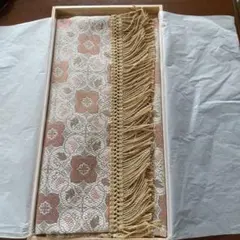 川島織物テーブルセンター 38×72cm 角立華紋 桐箱付き - メルカリ