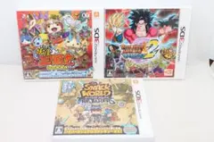 【Nintendo 3DS】3点 ドラゴンボール/妖怪三国志/スナックワールド