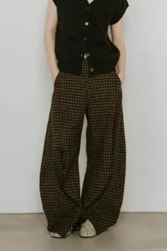 knuth marf チェックパンツ