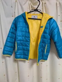 URBAN REPUBLIC フード付きダウン　 130cm　ブルー　水色