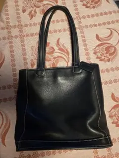 COACH ブラック レザートートバッグ　オールドコーチ