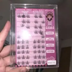 つけまつ毛 SHEIN 束感 グルー不要 部分用つけまつげ