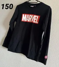 MARVEL 長袖Tシャツ 150サイズ ブラック キッズ