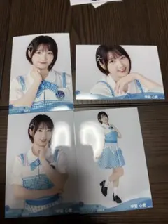 ま*迎様 STU48 甲斐心愛 新制服 直筆サイン入り 生写真 2026年6月
