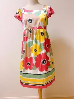 新品 タグつき M'S GRACY 花柄 ノースリーブ ワンピース 38 - メルカリ
