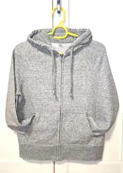 ⭐美品⭐　ユニクロ　ジップパーカー　スエード　Sサイズ
