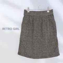 RETRO GIRL レトロガール　タイトスカート　千鳥柄　膝丈　カジュアルのサムネイル