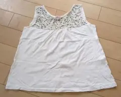 花柄レース ノースリーブ　Mサイズ