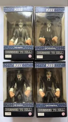 KISS キッス　ダンシング　フィギュア　激レア 激レア！】KISS ダンシングフィギュア 4体セット - メルカリ