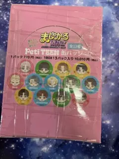 セブチ まじかる百貨店 PetiTEEN 缶バッジ 13種 コンプリートボックス