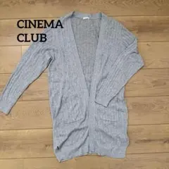 CINEMA CLUB グレー ロング 春秋 カーディガン Mのサムネイル