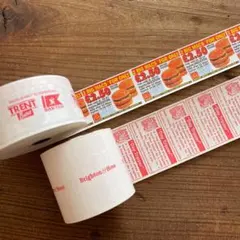 ヴィンテージ ロールチケット④ 2巻 バス ハチ レア イギリス 紙もの 