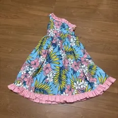 ◻︎8824【パシフィックレジェンド】ハワイ製 アロハワンピース