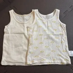 花柄タンクトップ 2枚セット 95cmまで