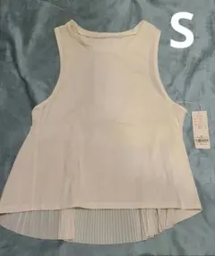 【SUKALA】バックプリーツタンクトップS　アイボリー新品のサムネイル