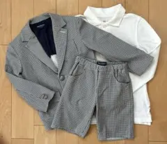 【ムージョンジョン•GAP】フォーマル　スーツ　ポロシャツ110 120 3点