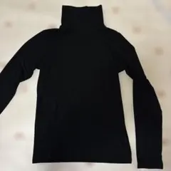 ぬ*ー様 ブラック タートルネック Lサイズ