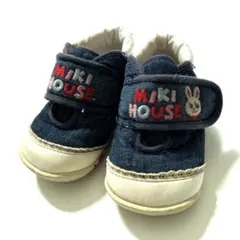 ミキハウス☆かわいいうさこのベビーシューズ☆マジックテープ☆mikihouse