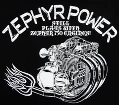 ZEPHYR POWER」Mサイズ・ゼファー750エンジンTシャツ - メルカリ