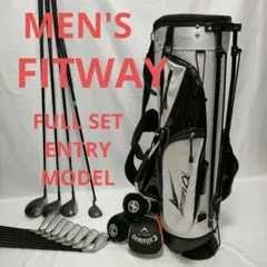 ⭐️メンズゴルフクラブセット　テーラーメイド　fitway　他⭐️032 ゴルフクラブセット メンズ キャロウェイテーラーメイド初心者
