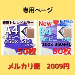 きれいめカラー 宅配ビニール袋 a4 かわいい メルカリストア 梱包資材のサムネイル