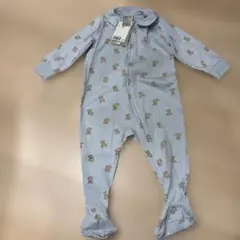 タグ付き新品未使用 H&M ベビー ロンパース 9-12M 80cm ベア柄