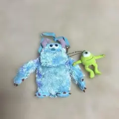 【希少】ディズニーリゾート モンスターズインク サリーとマイク ぬいぐるみポーチ