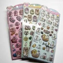 おぱんちゅうさぎシール 3シートセット