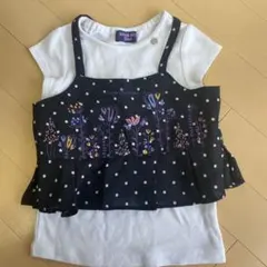 ANNA SUI MINI アナスイ 花柄ワンピース 120cm 半袖ワンピース - メルカリ