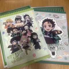 【2枚セット】鬼滅の刃A4 クリアファイル ガスト　集合　ねずこ　すかいらーく