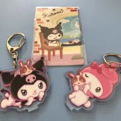 サンリオ マイメロディ キキララ アクリルキーホルダー 2個セット
