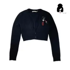 00T539☆ alice＋olivia ウール シート丈 ニットカーディガンのサムネイル