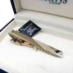 タグ付き未使用 バーバリー ネクタイピン タイピン ゴールド　ケース付き　925