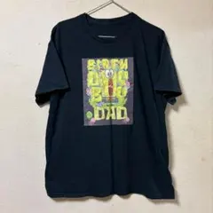 スポンジボブ 両面プリント Tシャツ 黒 L相当 海外古着 キャラT
