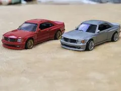 Hot Wheels Mercedes-Benz 560 SEC 2台セット！のサムネイル