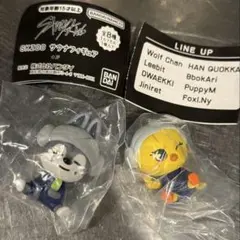 SKZOO サウナフィギュア　ウルフ&ポガリ