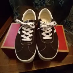 VANS ブラウン スエード スニーカー