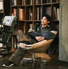 POLロゴ入り黒ニット帽