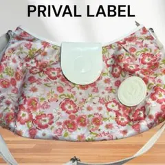 PRIVATE LABEL 花柄 ショルダーバッグ ピンク フラワー レディース