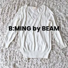 BEAMS ビームス　BMING ビーミング　Ｖネックプルオーバー ニット 薄手