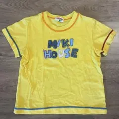 MIKI HOUSE ロゴ刺繍 半袖Tシャツ 100cmのサムネイル