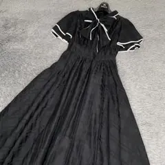 An MILLE アンミール シアー チェック ワンピース