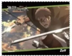 進撃の巨人 メガネ拭き zoff ゾフ ガチャガチャ ジャン 超大型巨人 2