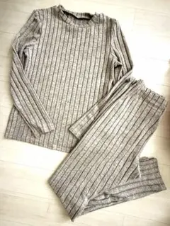 シーイン⭐️リブニット セットアップ